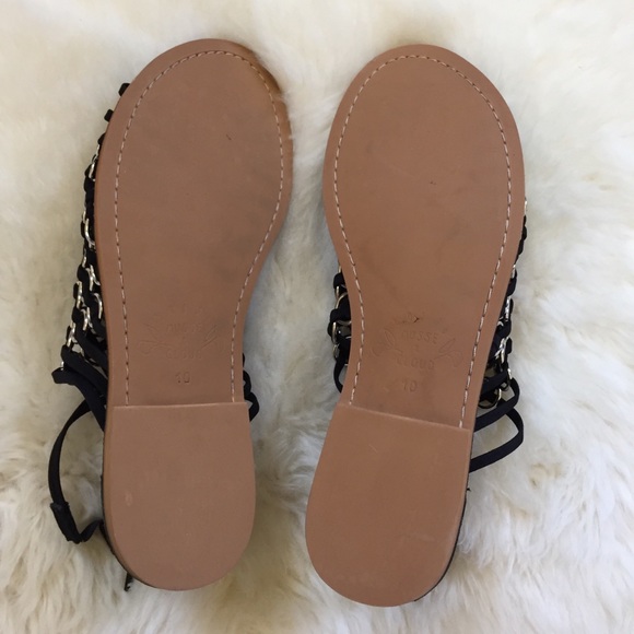 Musse & Cloud Monnie Ring Caged Flat Suede Sandals - Picture 7 of 7